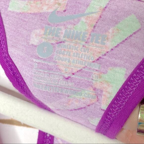 The Nike Tee Purple Athletic Racerback Tank Small - Picture 2 of 6